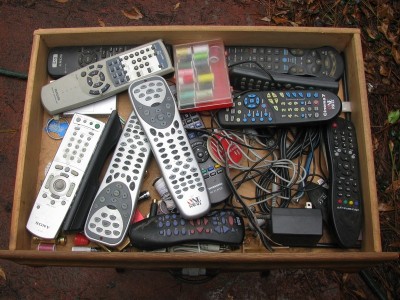 The remotes drawer