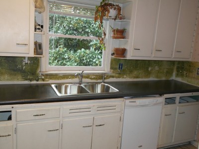 New counter and sink