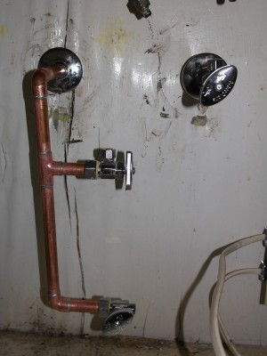 New water lines and shutoffs