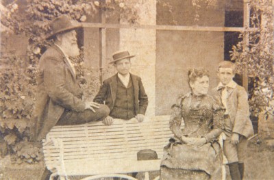 Alexander Grant Jr, wife Mary Croxton-Grant & children