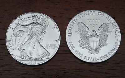 2016 US silver eagle coin