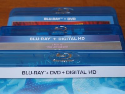 Three Blu-rays, one that includes Digital HD download, one with DVD, and one with both.
