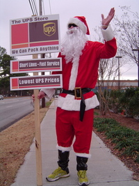 DC as UPS Santa